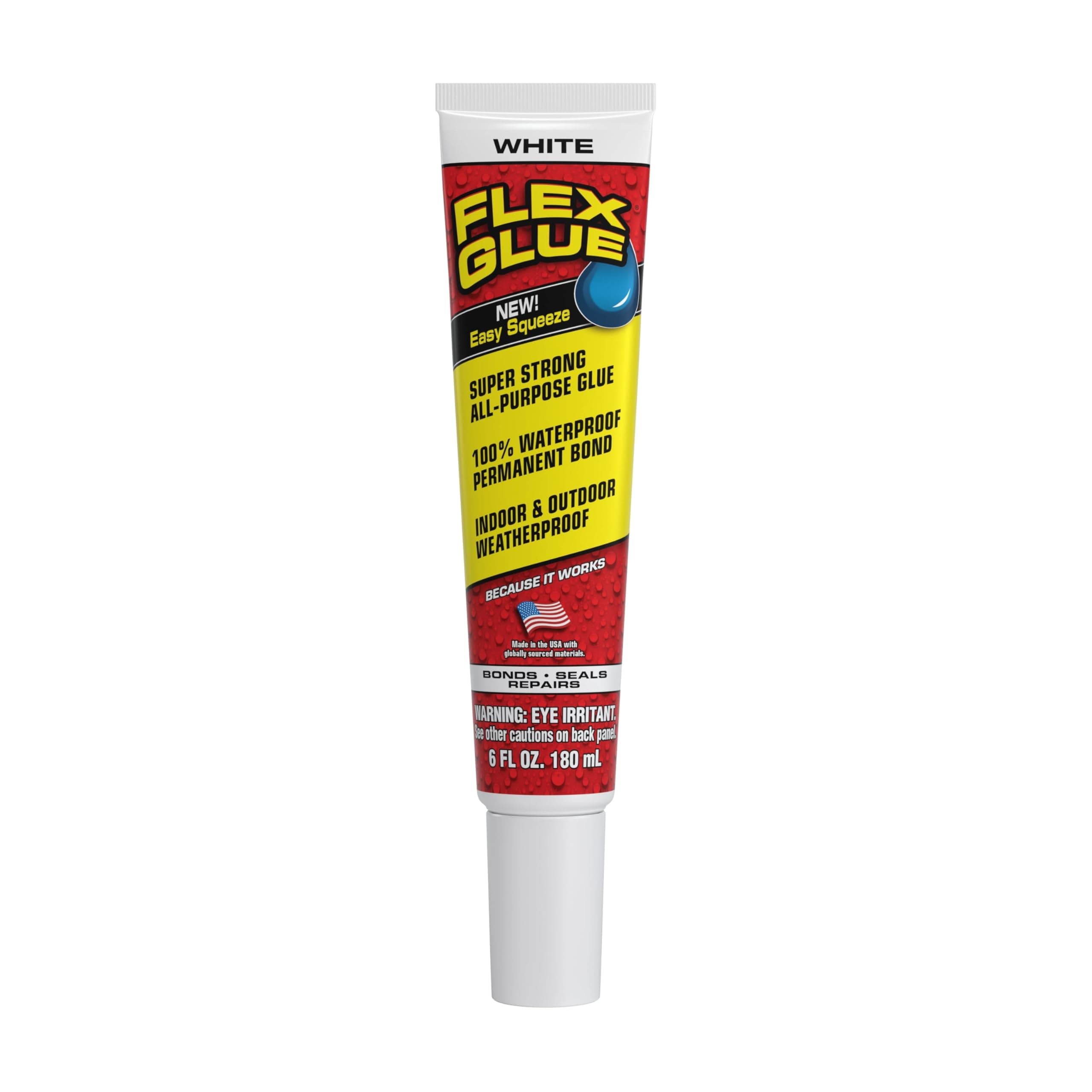 Flex Seal Glue Strong Rubberized Waterproof Adhesive, 6-oz