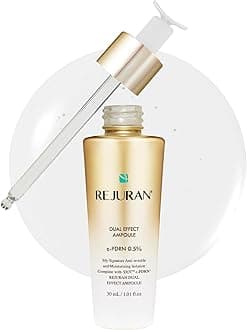 REJURAN® Dual Effect Ampoule, DOT DUAL c-PDRN® - Salmon DNA Face Serum for Deep Rejuvenation, Wrinkle Care, Firming, Skin Elasticity with Visible Anti-Aging Results. Korean Skincare (1.01 fl oz)
