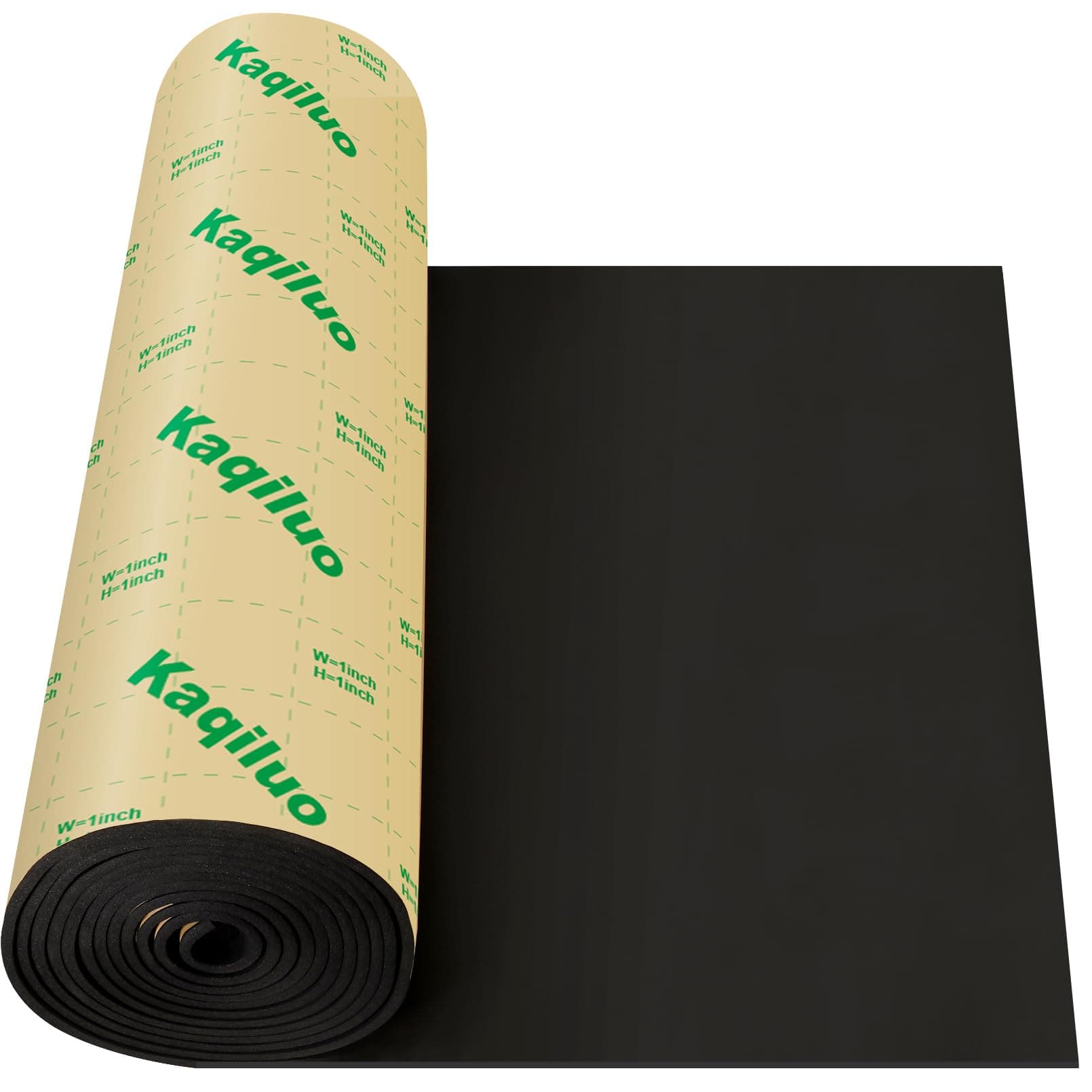 3.2' x 22.3' x0.4",10mm Thick,73.2 sqft Self-Adhesive Sound Insulation Acoustic Foam, Sound Proof Padding,Fire/Water Resistant /Thermal Insulation/Cold Proof Acoustic Treatment Foam.