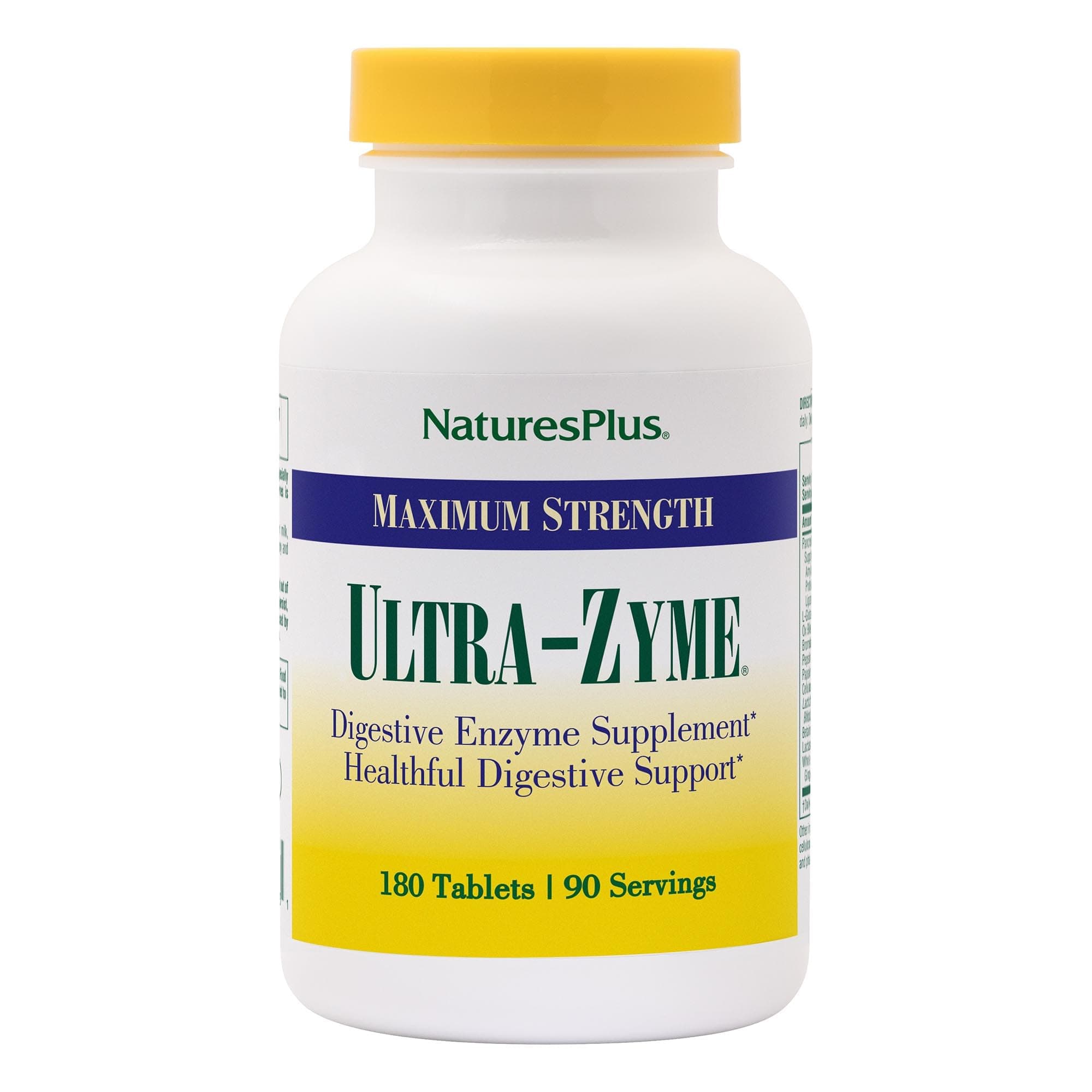 Nature's Plus, Maximum Strength Ultra-Zyme, 180 Tablets