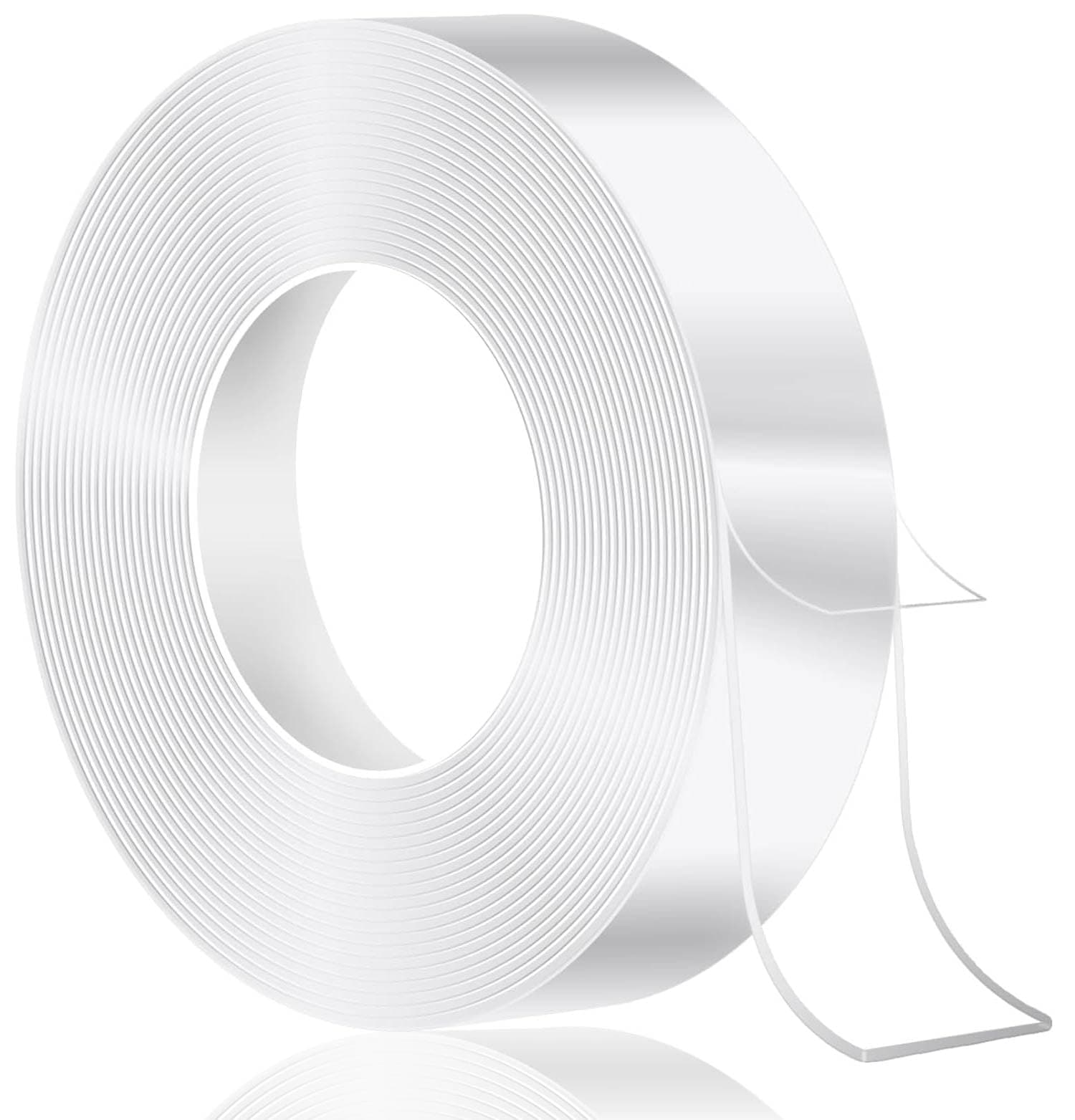 MOMENT 3 Meter Double Sided Tape Clear Adhesive Nano Washable Waterproof Mounting Adhesive Tape, Removable Two Sided Double Stick Tape for Wall Picture Hanging Strips [3m x 3cm x 2mm]