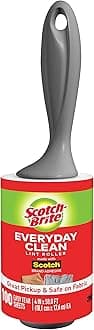 Scotch-Brite Lint Roller, Great Pickup & Safe on Fabrics, 100 Sheets