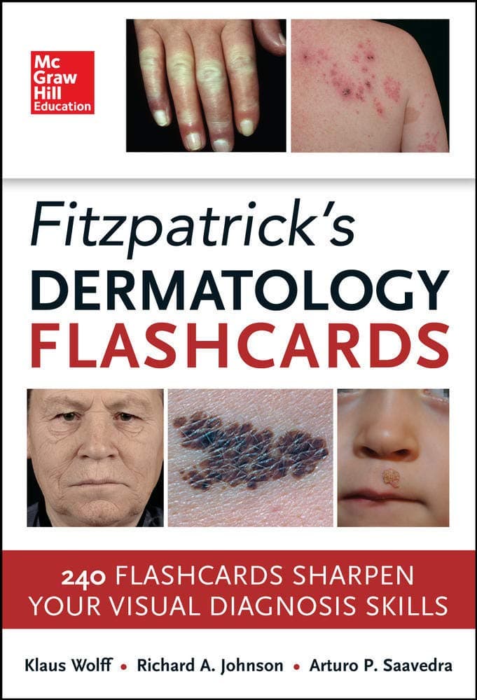 Fitzpatricks Dermatology Flash Cards 1st Edition