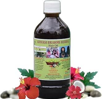 Adivasi Brahmi Herbal Hair oil 250ml (Basically Made By Pure Adivasi Ayurvedic Herbs) 100% Natural