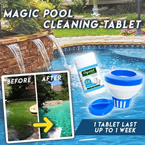 Zoo Magic Pool Cleaning Tablet & Floating Dispenser