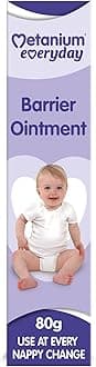 Metanium Everyday Barrier Ointment, Protection From Nappy Rash, For Everyday Nappy Change, Fragrance Free, Lanolin Free 80 g