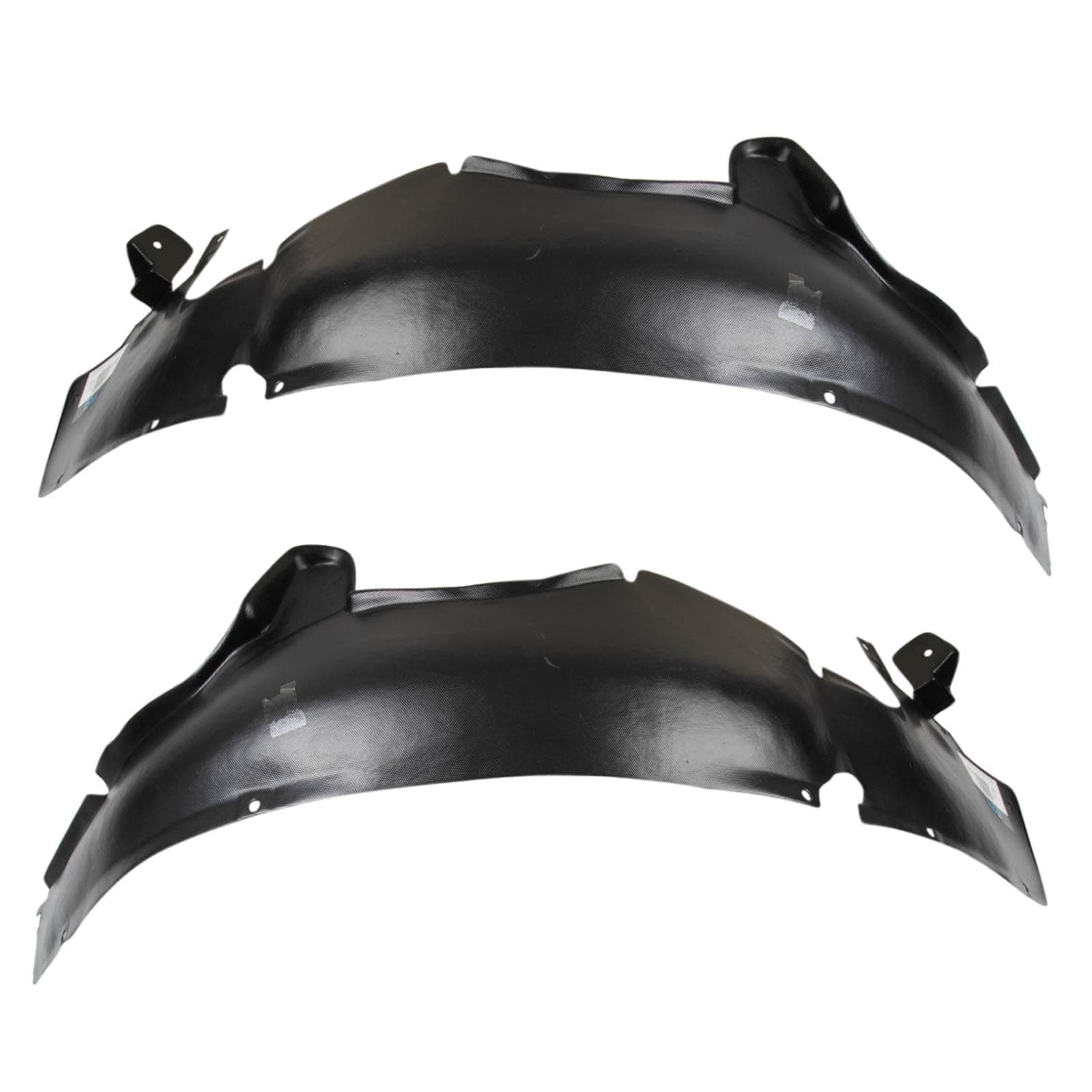 TRQ Front Inner Fender Liner Set Compatible with 2006-2007 Chevrolet Monte Carlo GM1250126 GM1251126