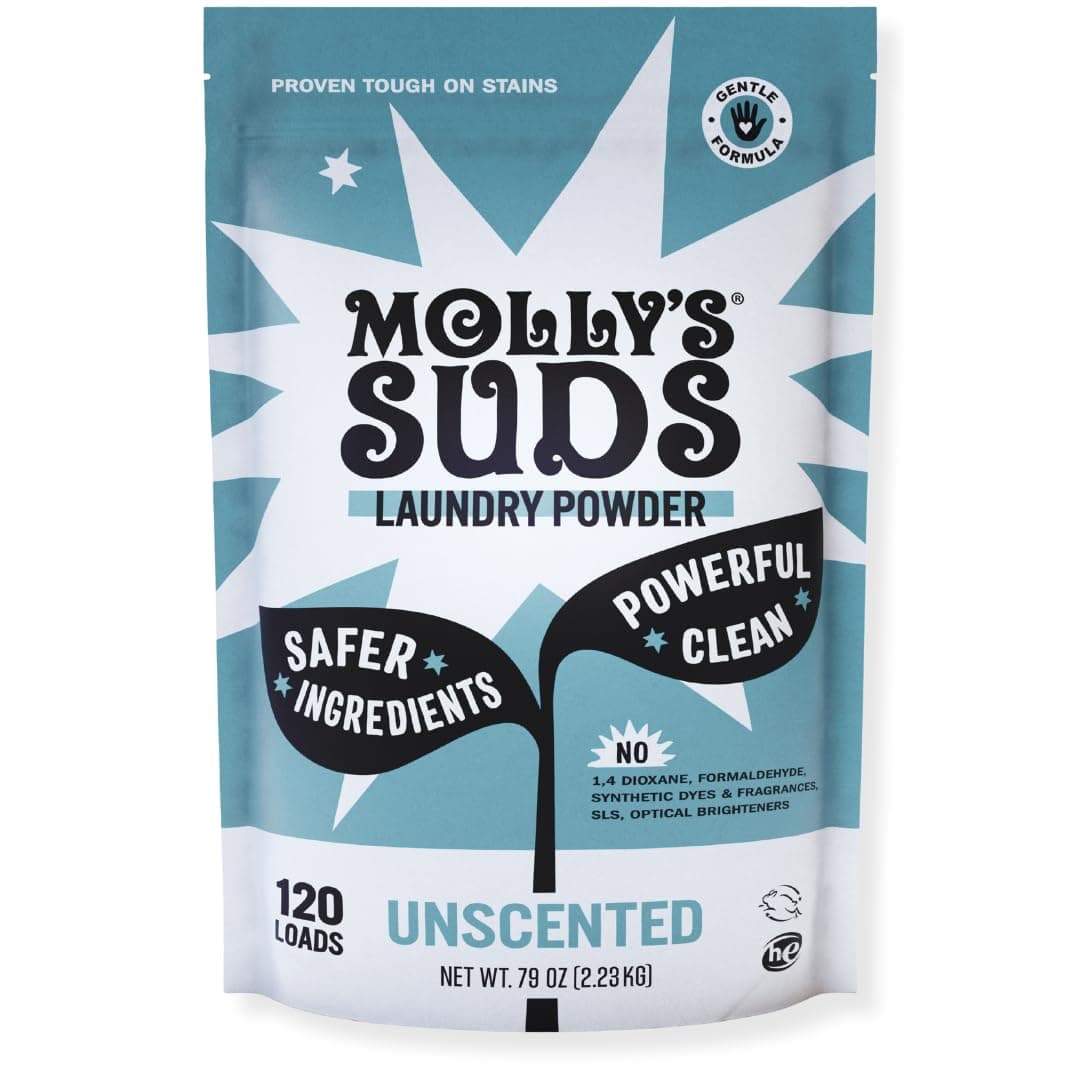 - Original Laundry Detergent Powder | Clean Laundry Detergent Powder for Sensitive Skin | Simple, Effective Ingredients, Stain Fighting | 120 Loads (Unscented)