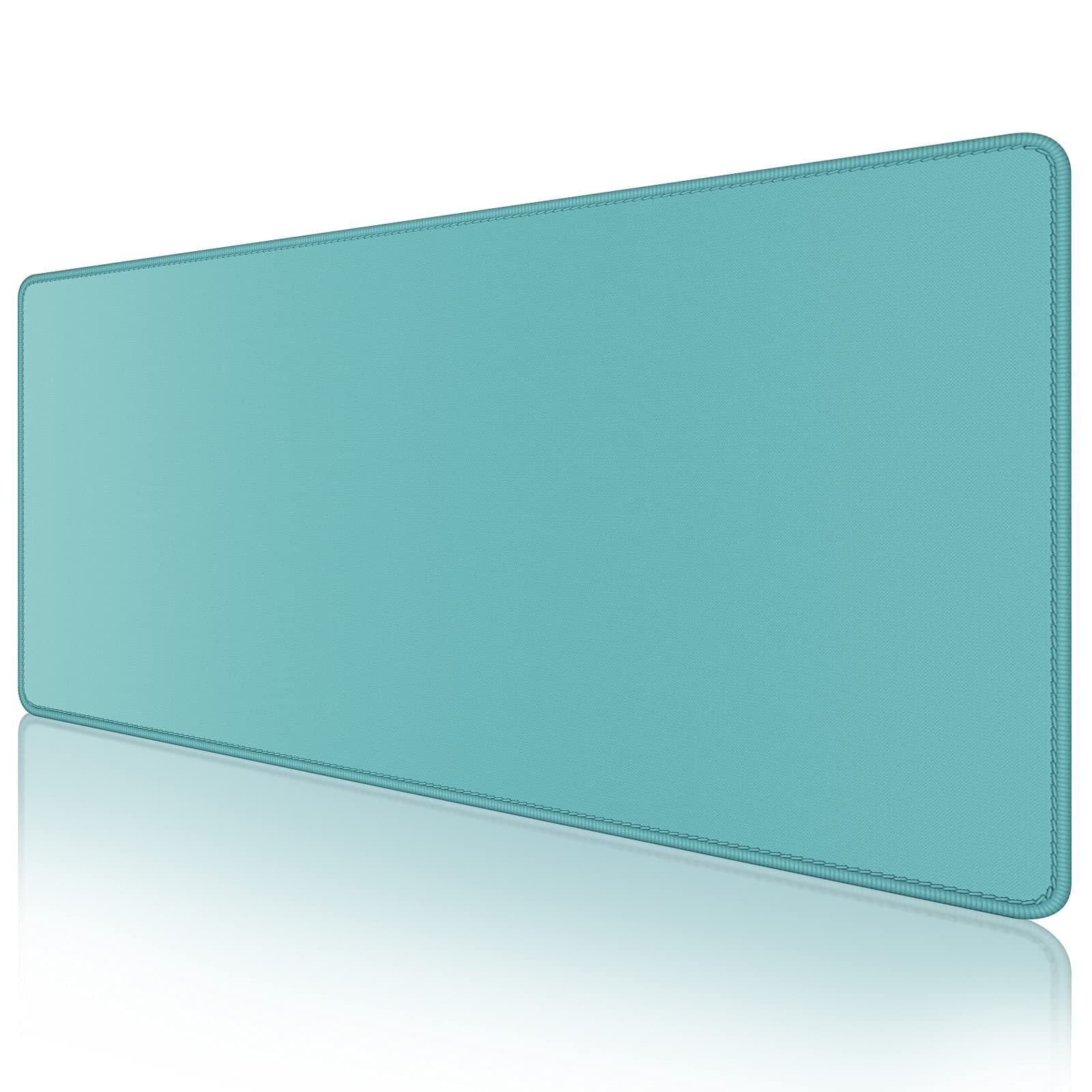 Dapesuom Large Mouse Pad, Extended Gaming Mouse Mat with Stitched Edges, Full Size Desk Mats with Non-Slip Base, Computer Big Desktop Keyboard Pad for Gamer, Laptop, Office, 23.6 x 11.8 in, Green