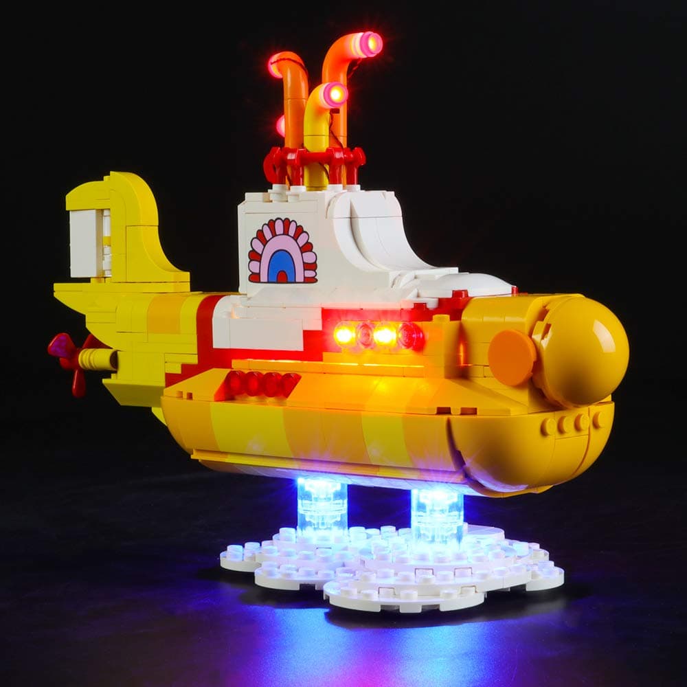 Led Lighting Kit for Yellow Submarine - Compatible with Lego 21306 Building Blocks Model- Not Include The Lego Set