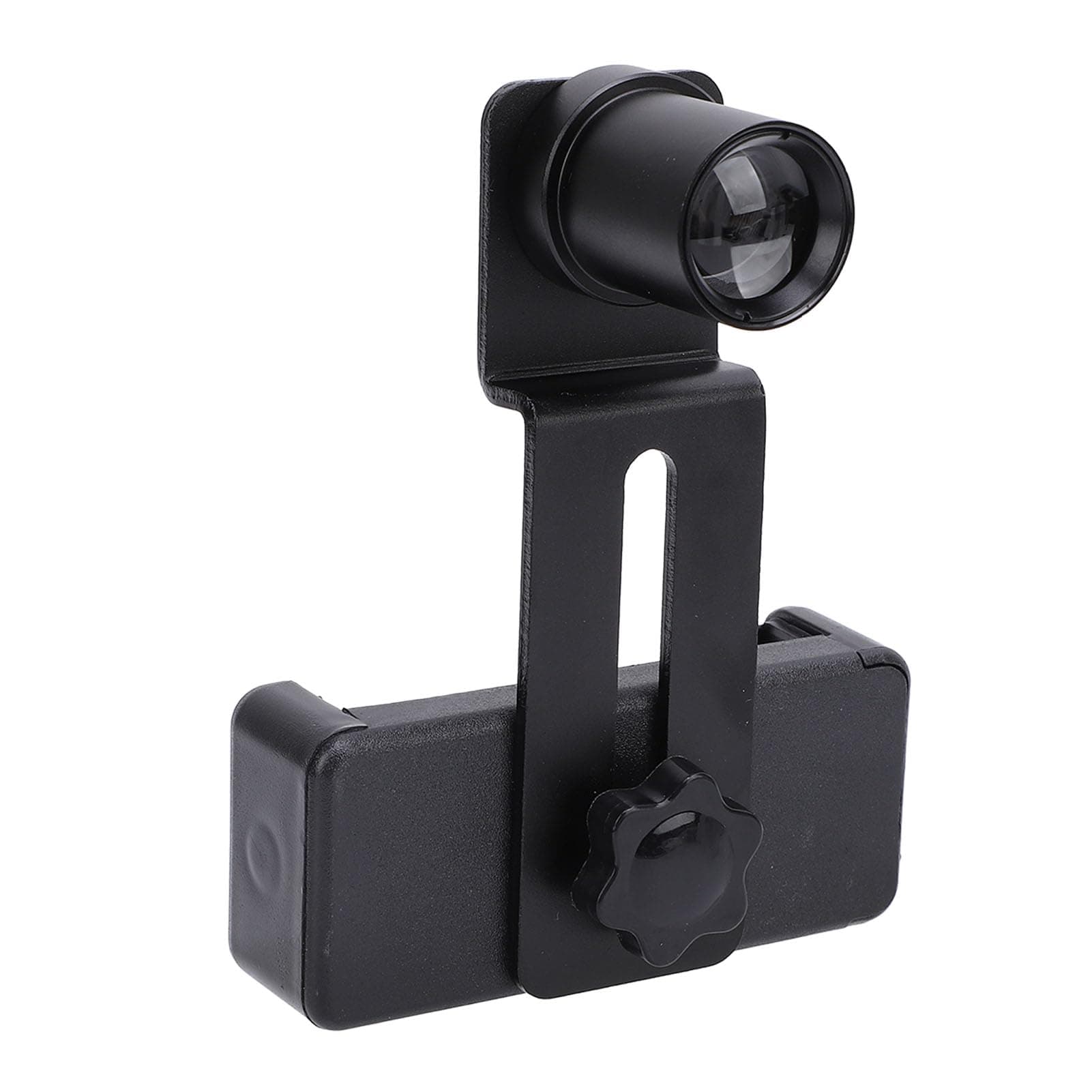 Microscope Phone Adapter, 12.5X Optical Glass Lens Smartphone Mount Eyepiece Connector for 23.2mm Biological Microscopes 70-90mm Phones for Photo Video Capture