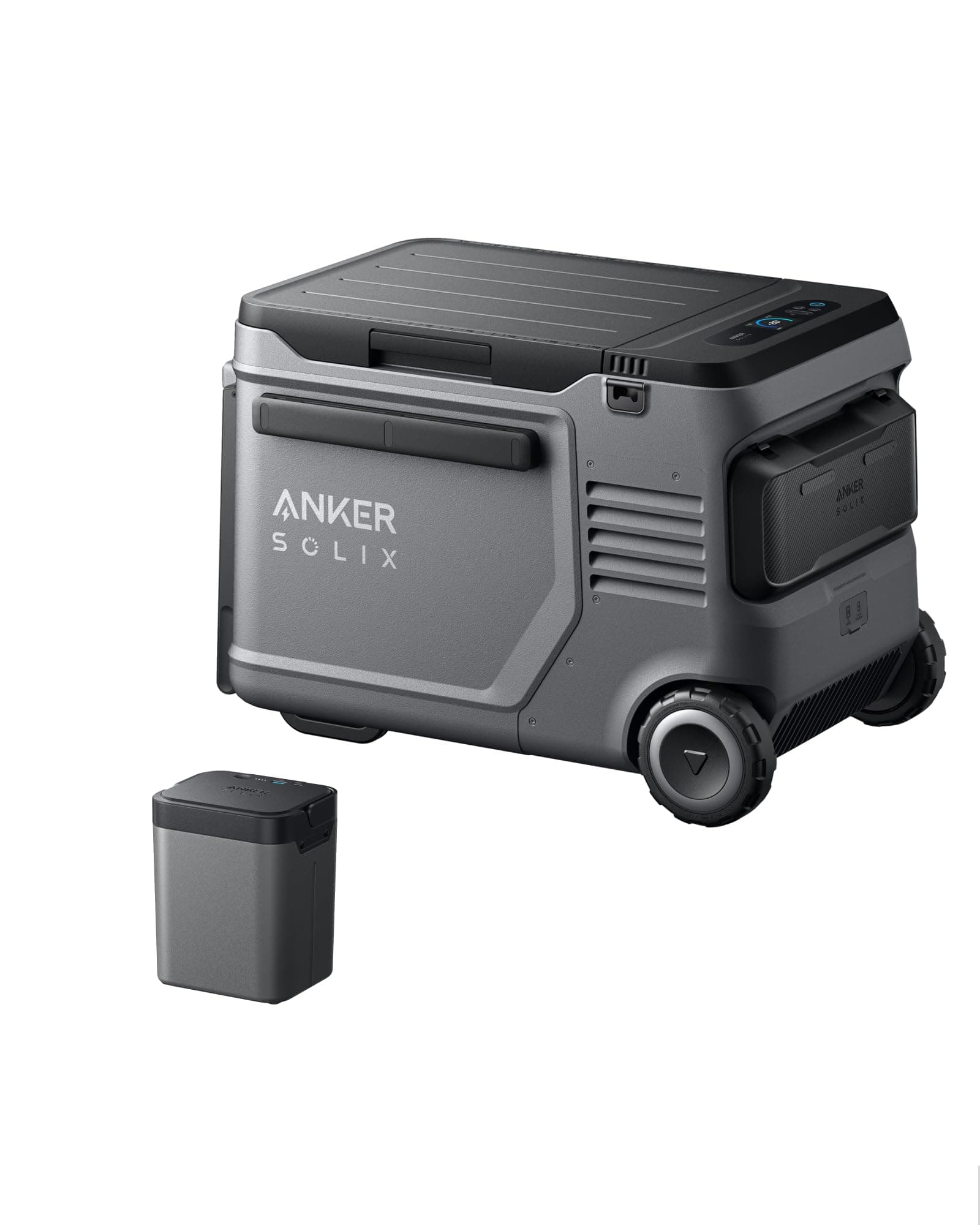 SOLIX EverFrost 2 40L Car Fridge & Cooler Box, Powered Cooler with 288Wh Battery, Powered by AC/DC or Solar, For Camping, Travel, and Fishing, -20℃ to 20℃ (Only 1 Battery Included)