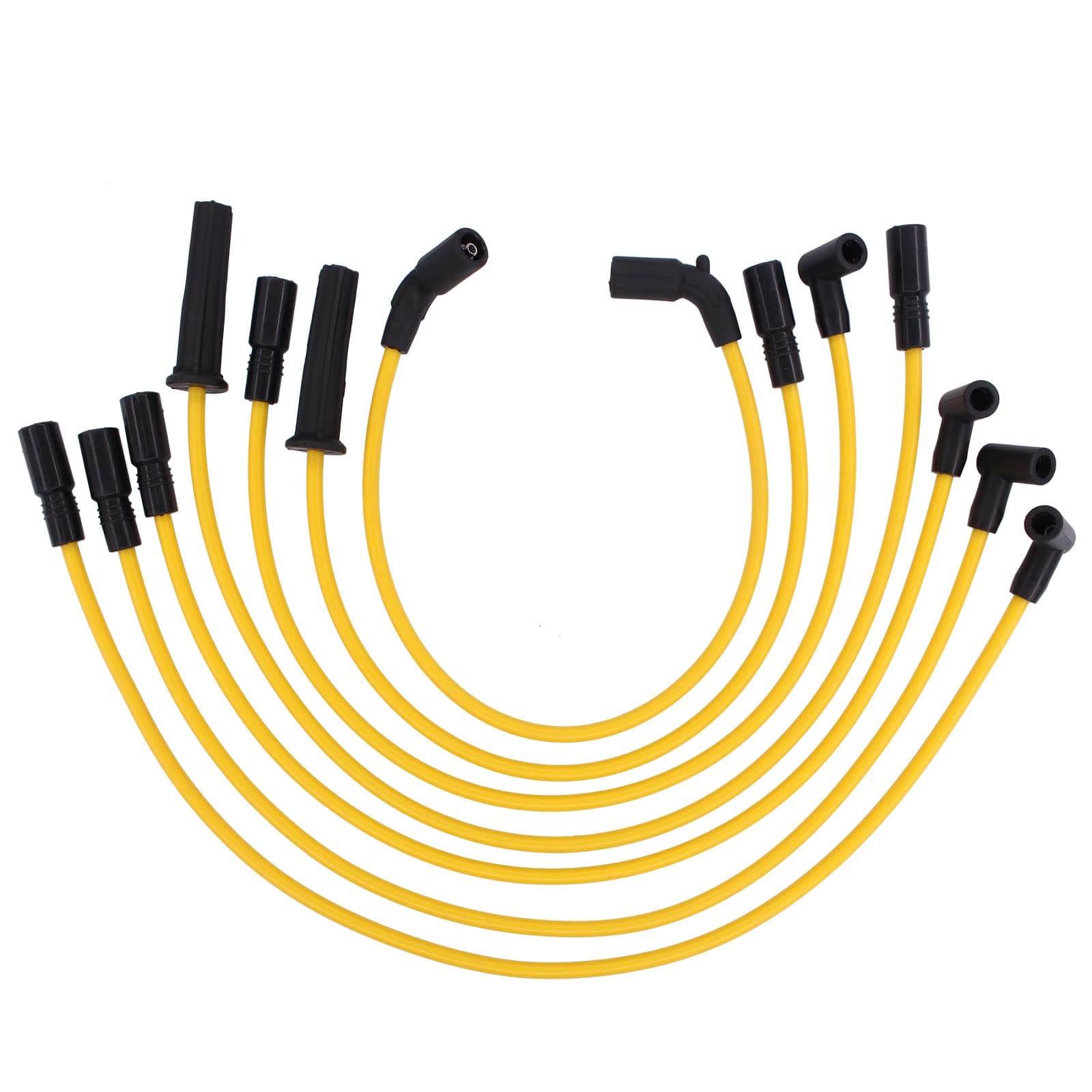 Pack of 7 8mm Ignition Spark Plug Wire Set for 4.3L V6 Chevy Express Astro S10 P30 for GMC C1500 Jimmy Savana Sonoma 1996-2005