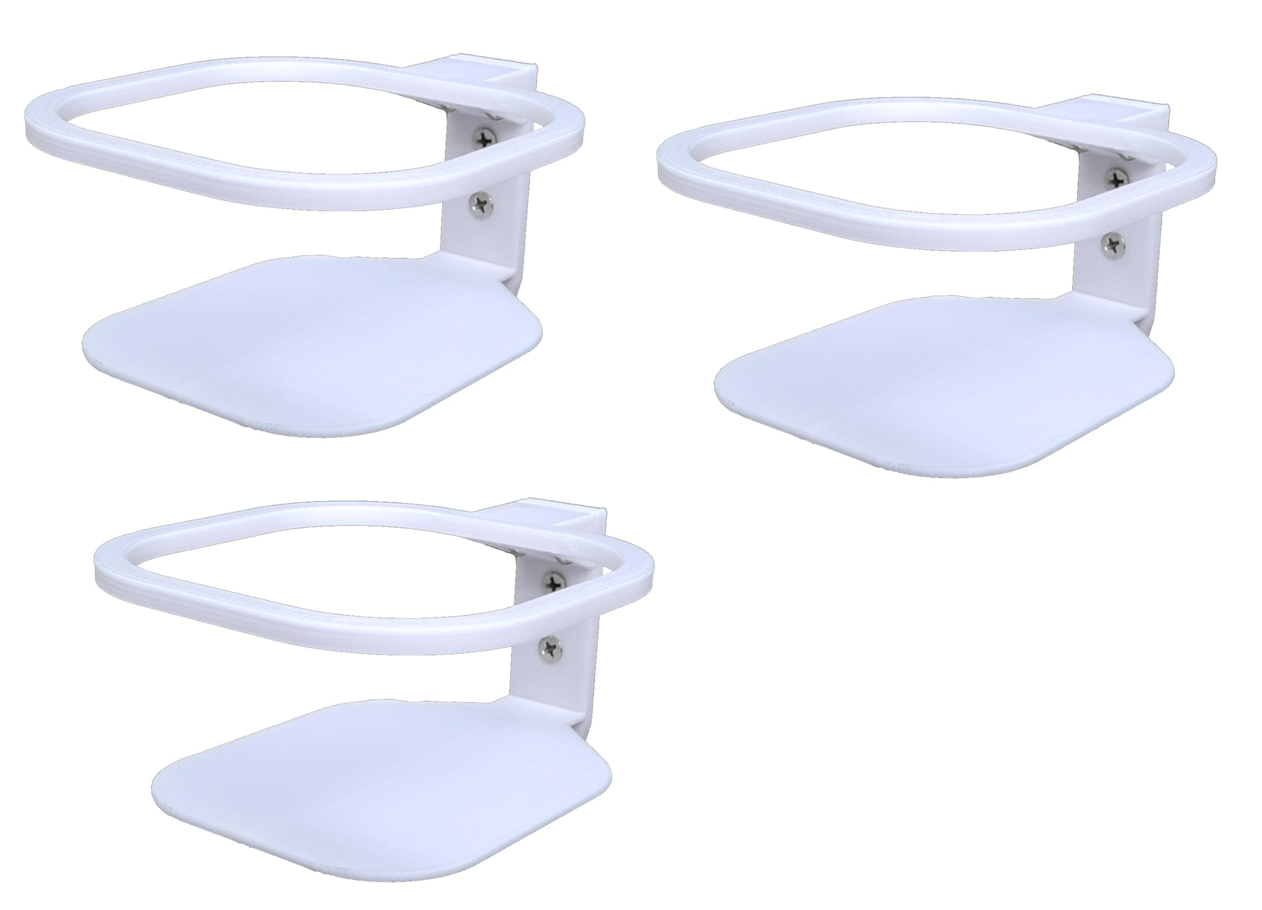 Wall Mount Bracket for Tp-Link Deco M4/ Deco E4, Wall Stand/Holder for Tp-Link Deco M4/ Deco E4 Mesh WiFi Router: Plastic: Screw Mount: Pack of 3