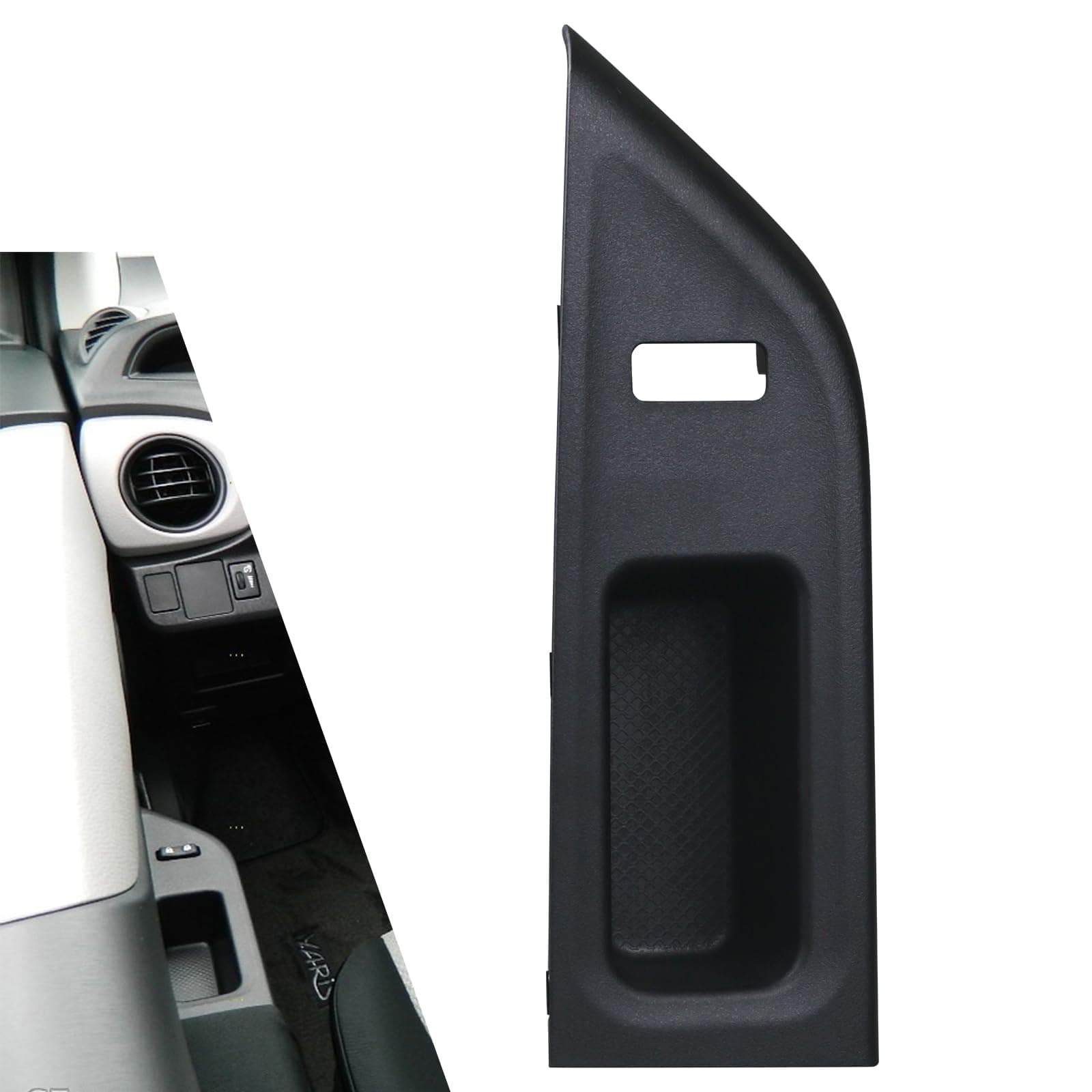 Front Left Door Window Switch Panel Bezel Trim Compatible with Toyota Yaris 2012 2013 2014