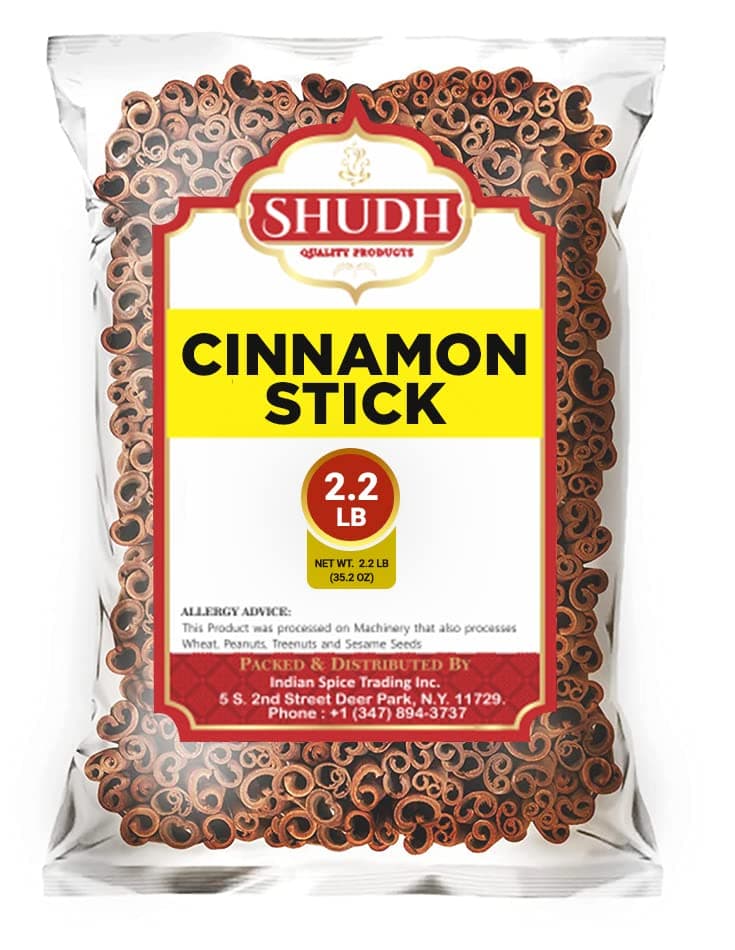 Cinnamon Sticks 35.2 OZ | 2.2 LB | ~170-200 Sticks | Cassia Cinnamon | Great for Coffee, Tea, Baking & Oatmeal | 2-3/4" Length | 100% Raw From Indonesia | by Indian Spice