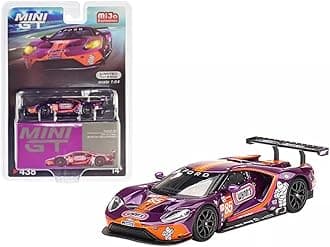 True Scale Miniatures Model Car Compatible with Ford GT #85 2019 24Hr. of Le Mans LM GTE-Am Keating Motorsports1/64 Diecast Model Car MGT00438