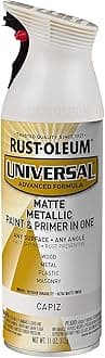 Rust-Oleum 371597 Universal All Surface Metallic Spray Paint, 11 oz, Matte Capiz