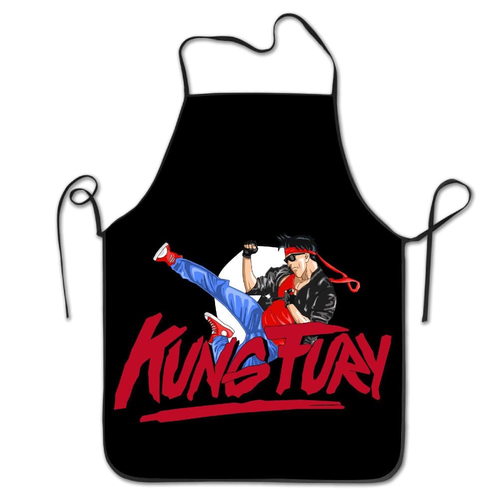 Kung Fury Apron With Black Border