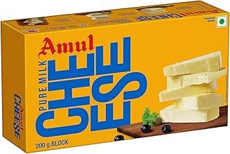 Amul Process Cheese Block, 200Gm. (Pack of 2) - Inclusive Delivery & Service Charges