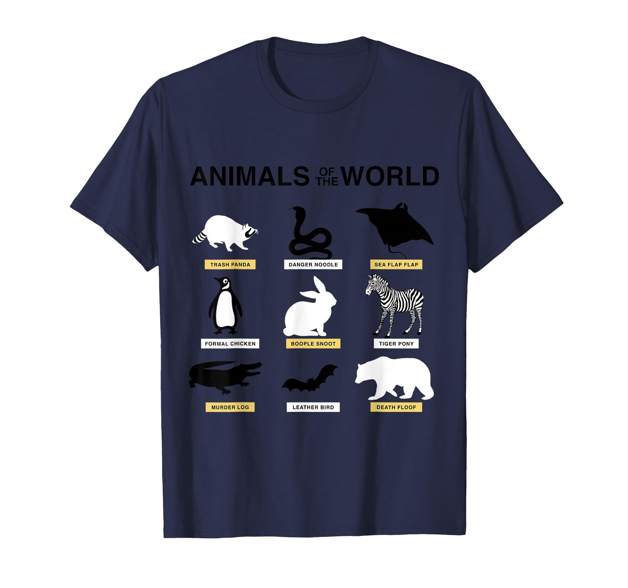 Animals of The World T-Shirt Funny Rare Animals Memes Shirt T-Shirt