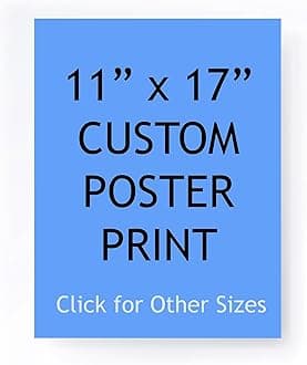 - Pera Print - Custom Poster Print - Upload Your Image/Photo - Personalized Photo Prints, Create Your Own Poster - Print Any Photos, Images - 11 x 17 inches