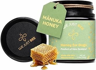 Manuka Honey for Dogs 250g/8.8oz – Premium New Zealand Dog Food Topper & Natural Treat | Raw Honey for Dogs for Immune, Skin & Gut Support | Traceable Superfood – MGO 400+