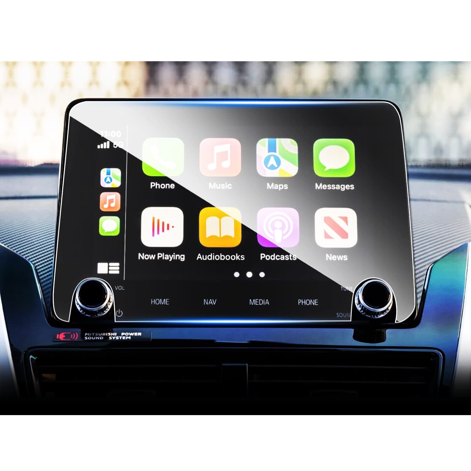 for 2025 2026 Mitsubishi Eclipse Cross Screen Protector for 2022 2023 2024 2025 2026 Mitsubishi Eclipse Cross (SE/SEL/LE/Ralliart) Accessories 8 Inch Display 9H Glass Anti Scratch&Fingerprint