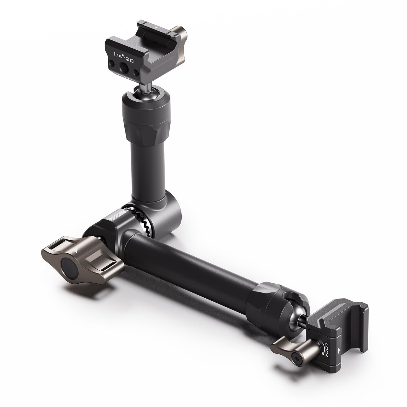 TILTA Pro Articulating Arm, Adjustable Ball Joints Magic Arm with Dual NATO Attachments, Max Load 11lb TA-PAA-B