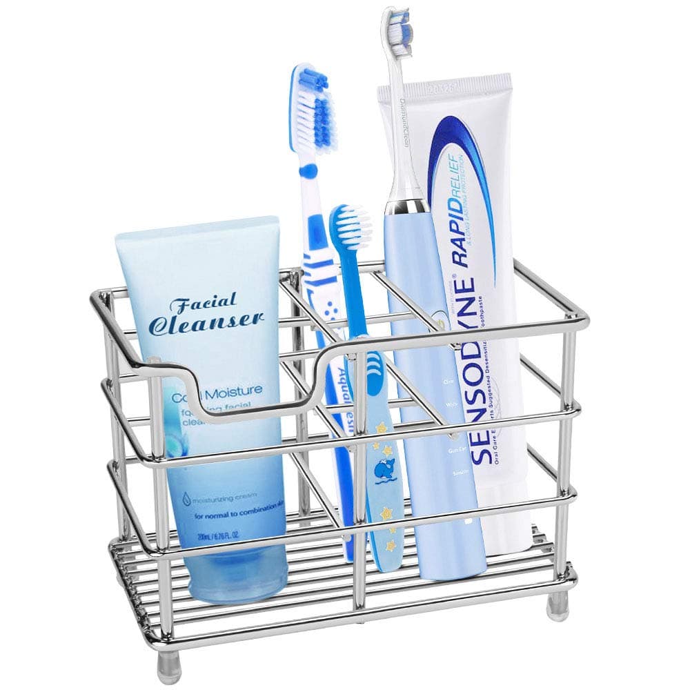 RW23 Large Electric Toothbrush Holder, Silver