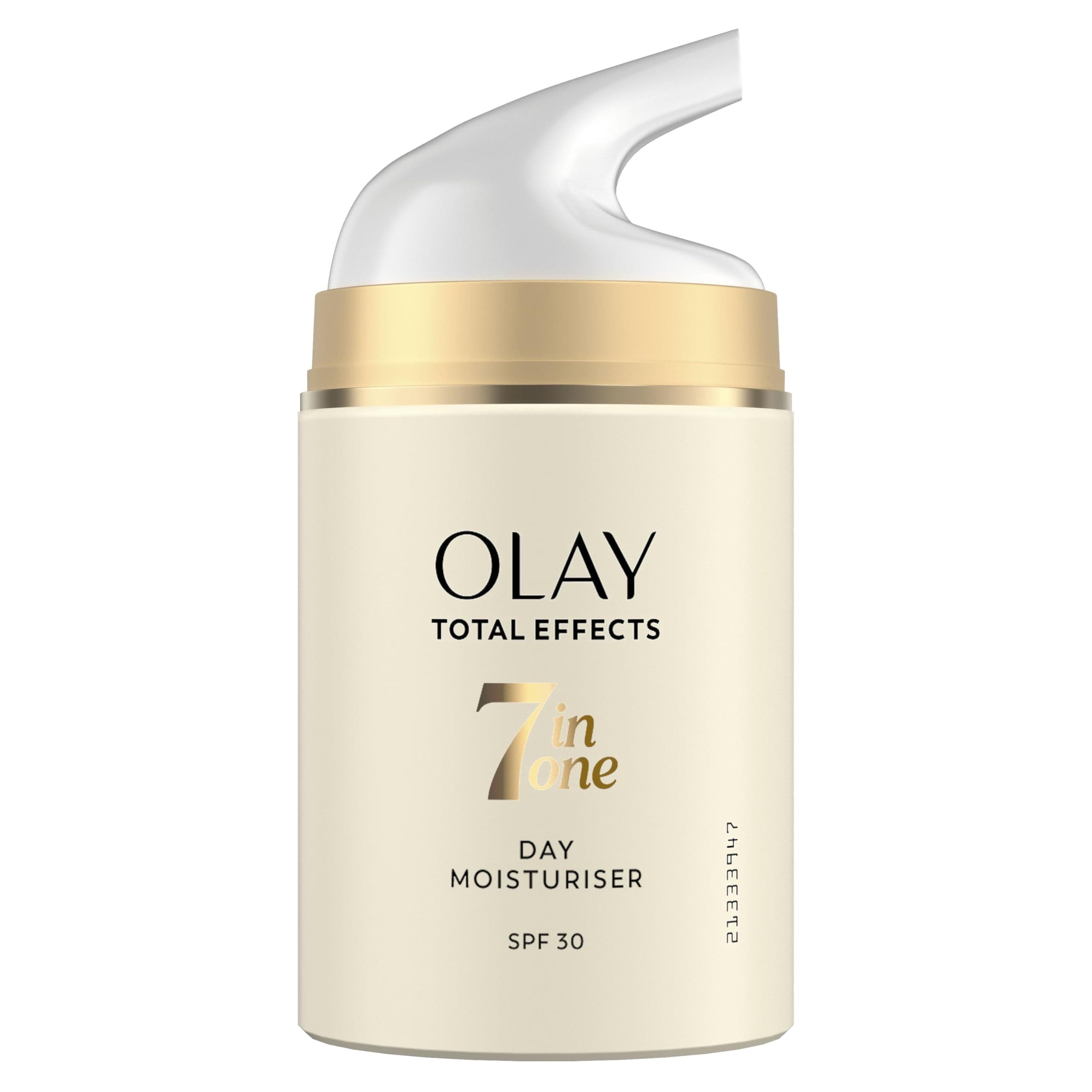 SPF 30: Olay Total Effects SPF 30, 7 in 1 Anti-Ageing Moisturiser, 50ml