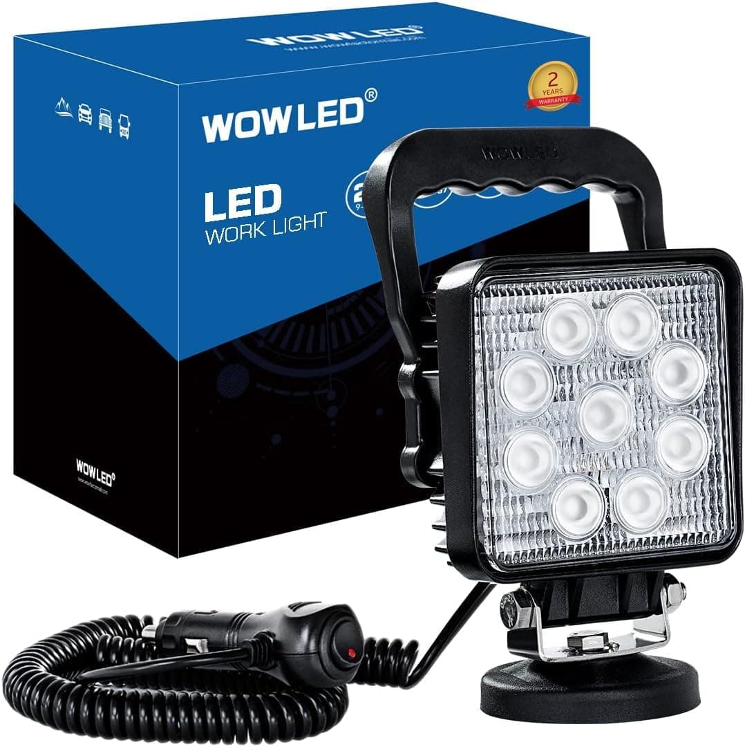 Portable LED Work Light with Magnetic Base
