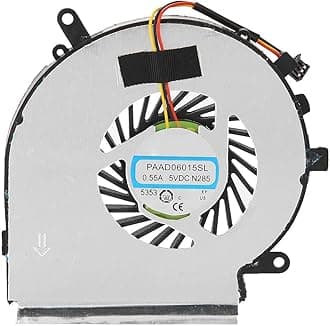 CPU Cooling Fan, 3Pin Case Fan Replacement, Laptop CPU Cooler Fan Radiator for GE62 GL62 GE72 GL72 GP62 GP72 PE60 PE70 Compatible Part Number: PAAD06015SL N303