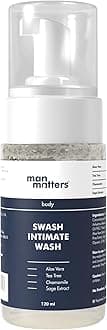 Bodywise Man Matters Intimate Wash with Aloe Vera, Tea Tree for Men Anti Bacterial, Anti Itch, Anti Odour | Better Private Parts Hygiene| pH Balanced Intimate |120 ml