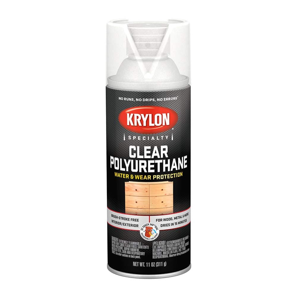 Clear Aerosol Polyurethane Coating, 11 oz, Gloss Finish