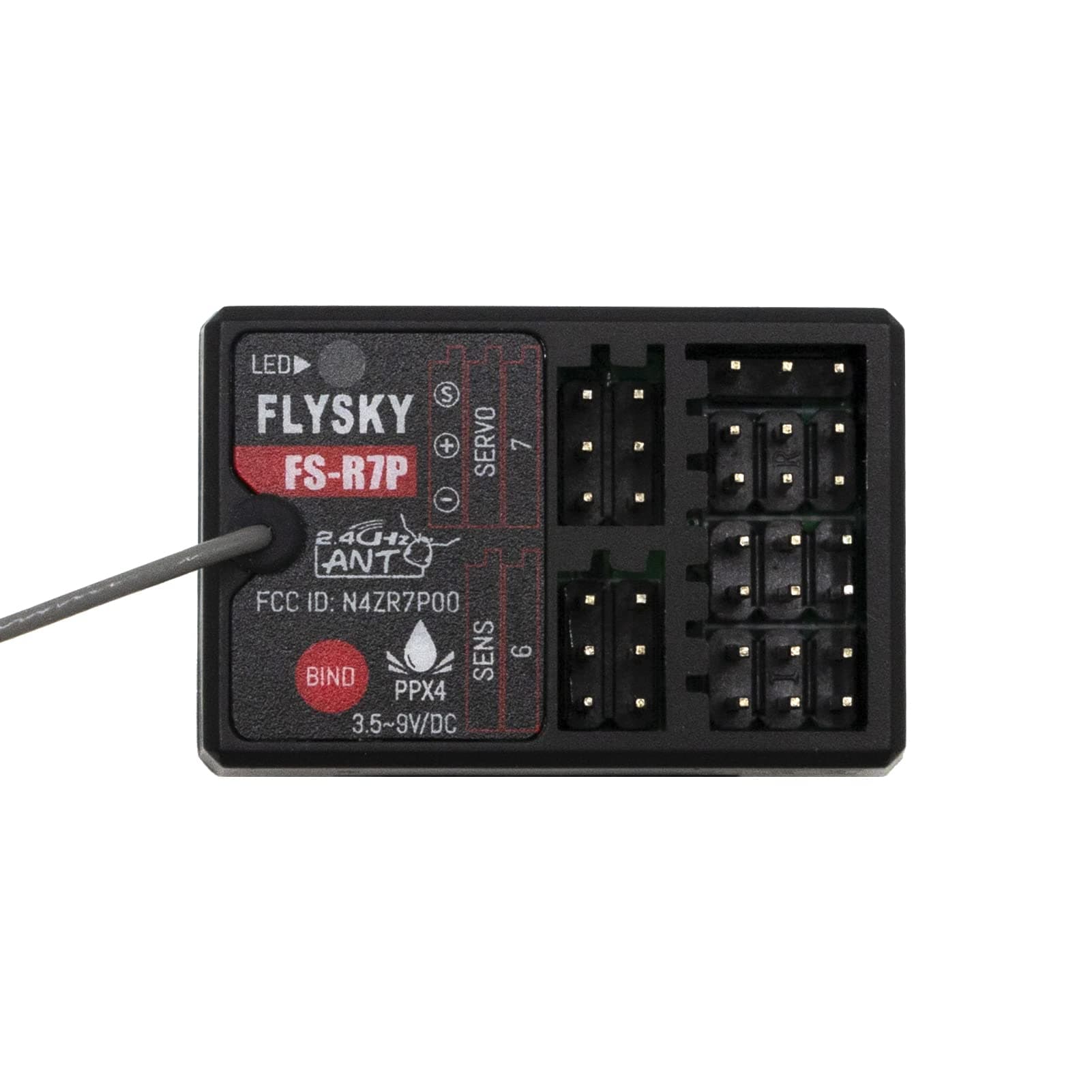 GoolRC FS-R7P Flysky Receiver, 7CH 2.4Ghz RC Transmitter Receiver for Flysky FS-G7P Transmitter to Improve The Performance of RC Toys