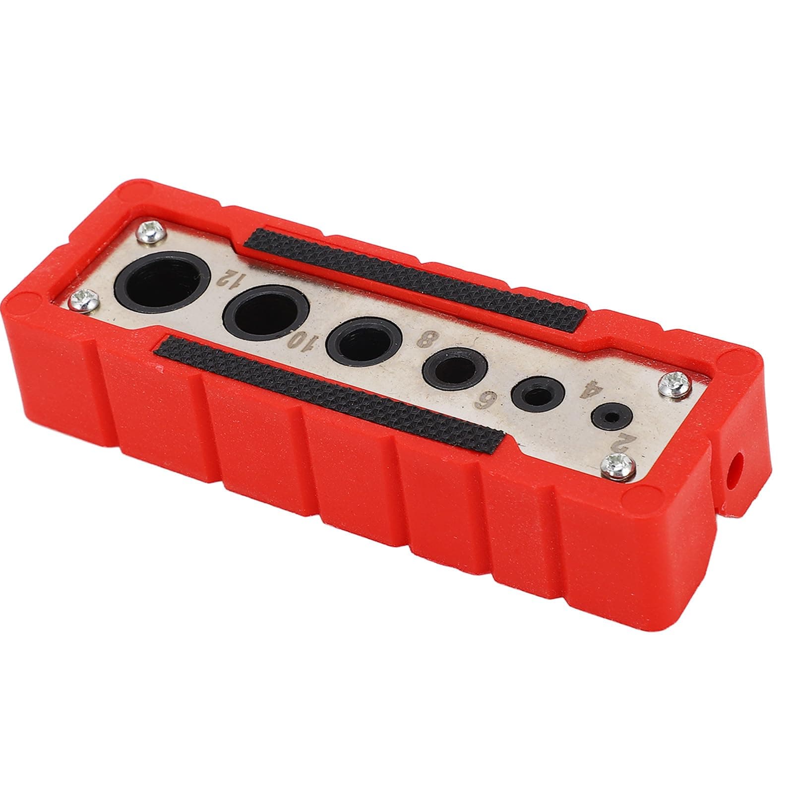 Portable Drill Guide, Drill Doweling Jig for 2mm 4mm 6mm 8mm 10mm 12mm Drill Bit Handheld Drilling Guide Woodworking Locator Puncher Tool, Self Centering Doweling Jig