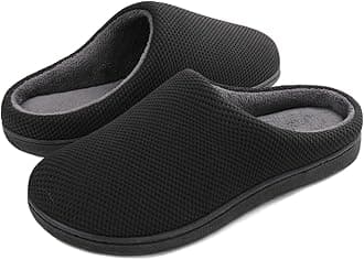 WishcottonMen's Hercules Coolcomfort House Slippers Memory Foam Indoor Outdoor