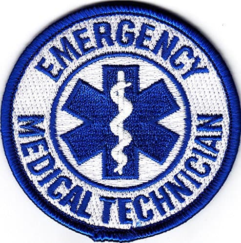 EMERGENCY MEDICALTECHNICIAN-EMT--Iron On Embroidered Applique Patch/Professions.