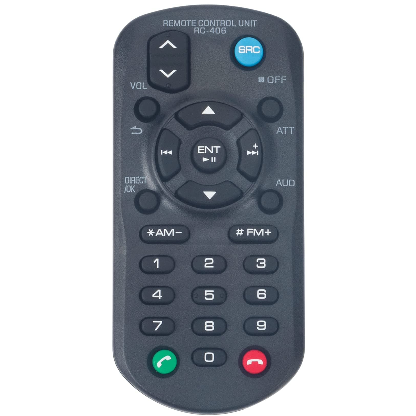 RC-406 Replace Remote Control fit for Kenwood CD Receiver KDC-100UG KDC-1010U KDC-200UV KDC-X398 KDC-358U KDC-X704 KDC-100UBS KDC-100UB KDC-10UR KDC-170Y KDC-150RY KMM-BT222U KMR-M322BT DPX560BT