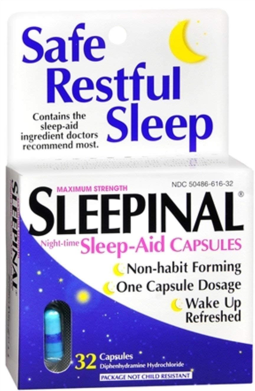Sleepinal Capsules, 32 Count (Pack of 6)