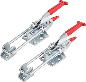 2000lbs Capacity Heavy Duty Adjustable Latch U Bolt Self-lock Toggle Clamp 2 Pack