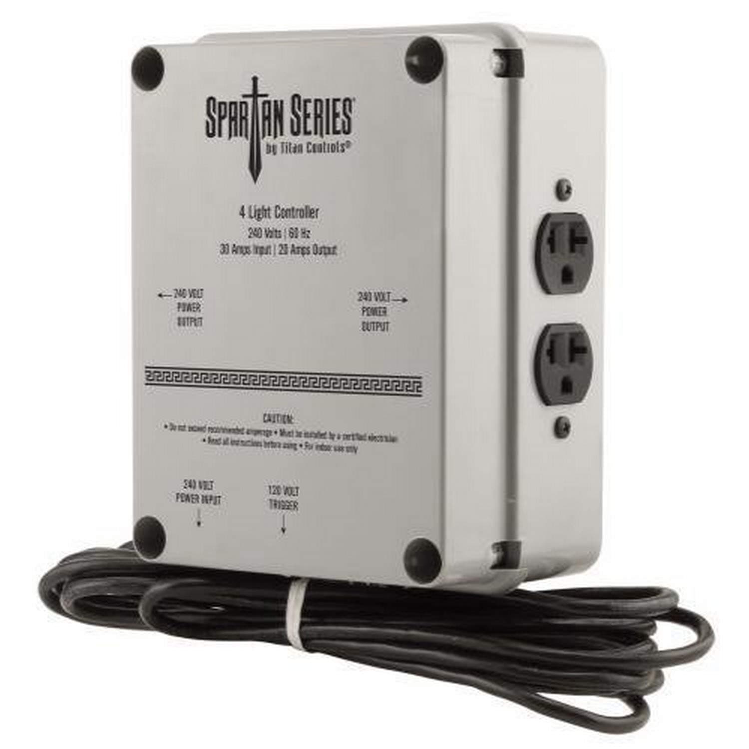 Titan ControlsSunlight Supply 4-Light Controller, 240V - Spartan Series,Brown,702898
