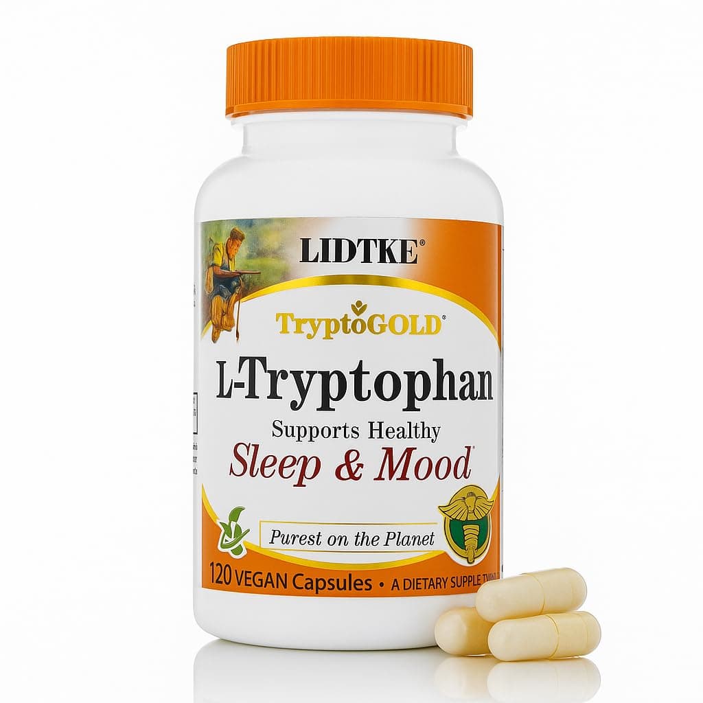 Lidtke Technologies L-Tryptophan Capsules, 120 Count