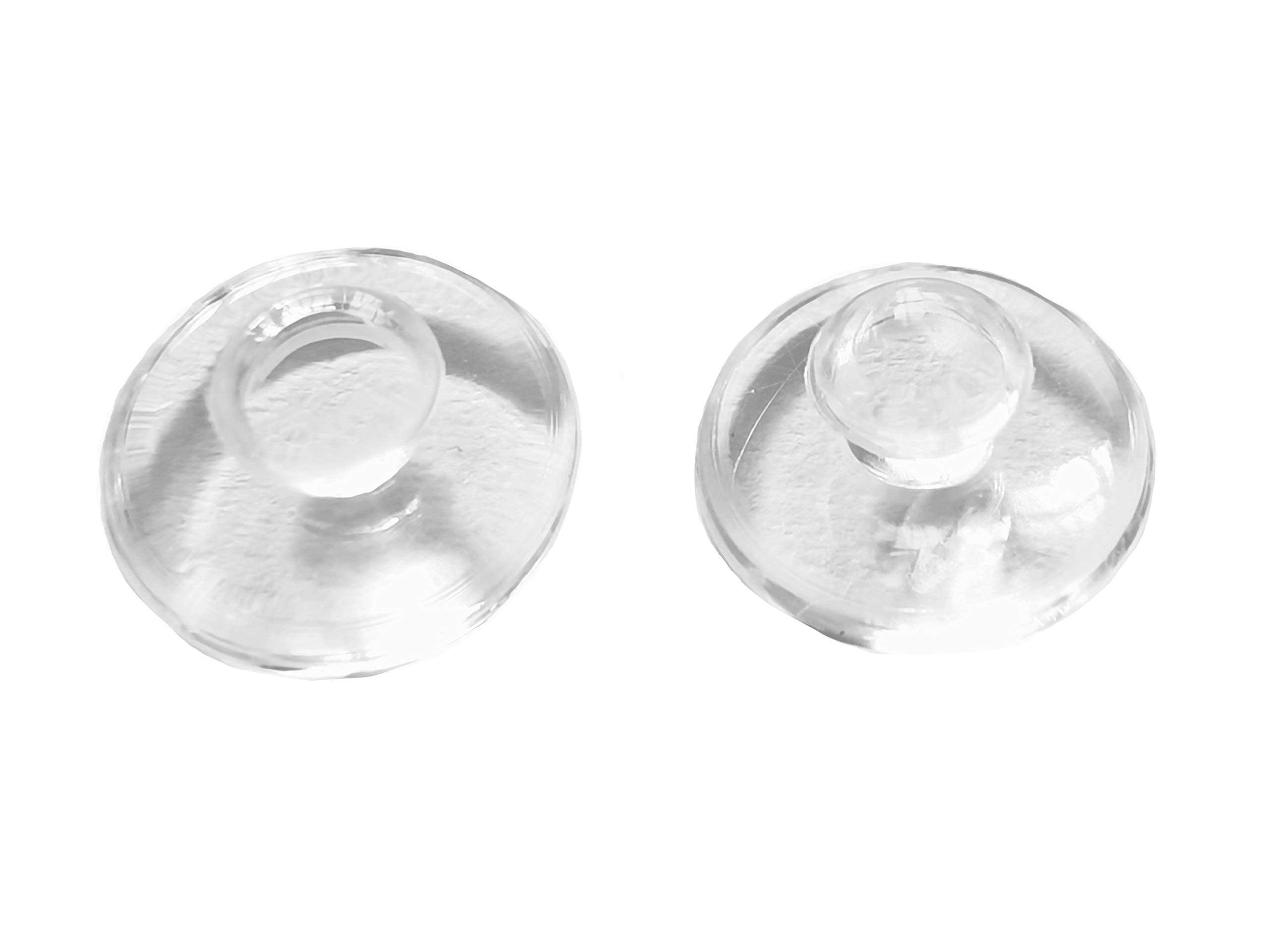 Askana Optical Soft Silicone Round - Shaped Click-on Slide-in Push-in Nose Pads for Reading Prescription Glasses Sunglasses