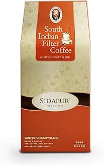 Sidapur - South Indian Filter Coffee - Roasted and Ground - Coffee 80% : Chicory 20% - 7.05Oz