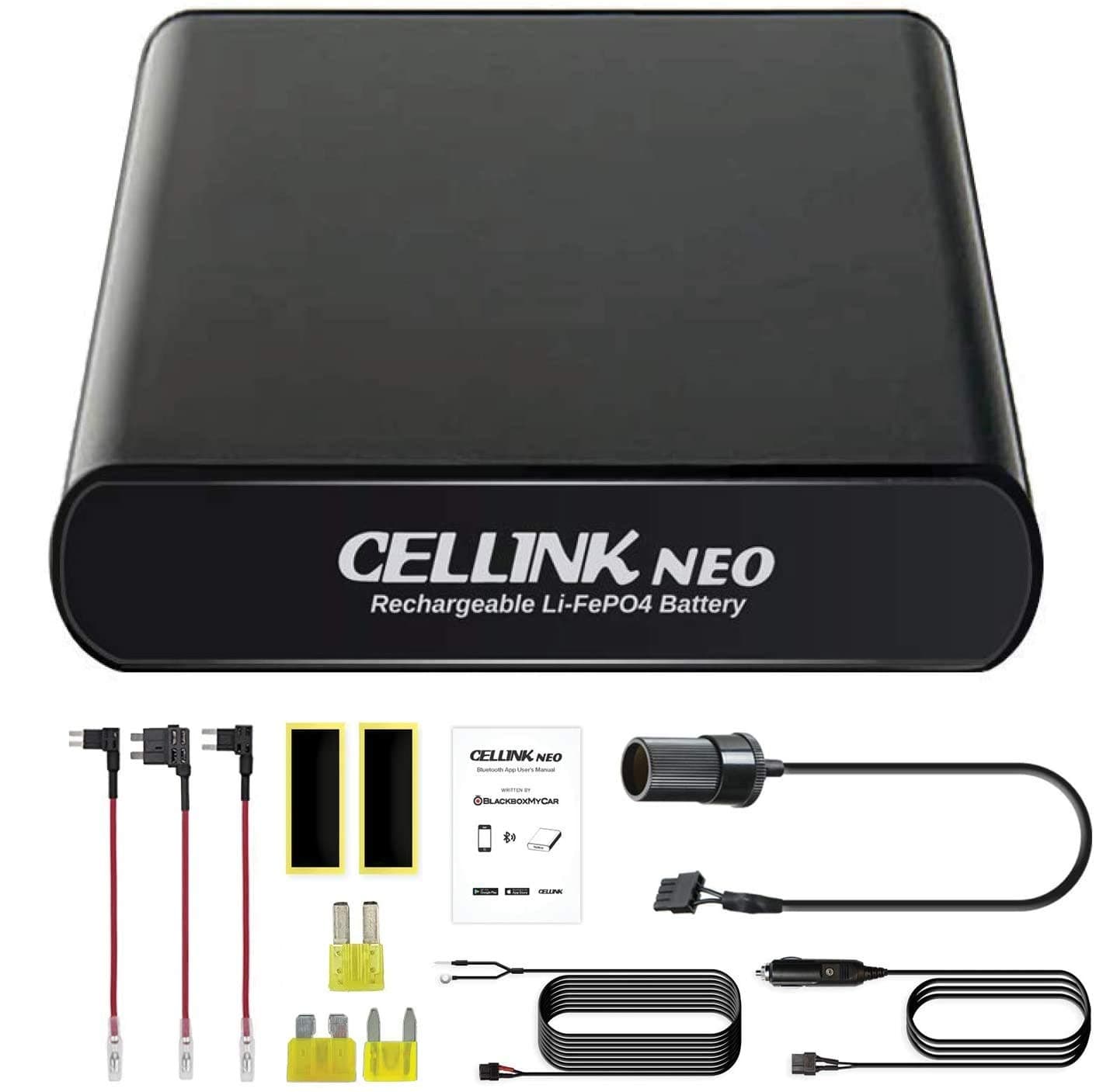 Cellink NEO Battery Pack | A Smart Power Supply for your Dash Cam | Adds up to 24 Hours to Your Blackbox Camera