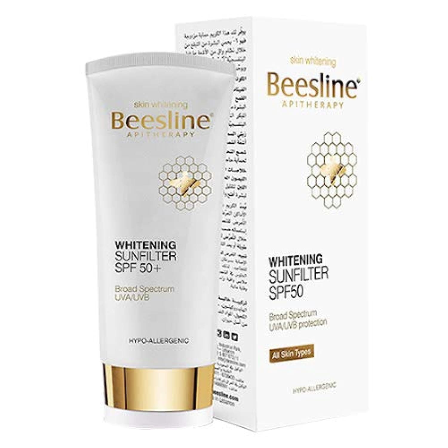 Beesline Whitening Sunfilter SPF 50+, 60 ml