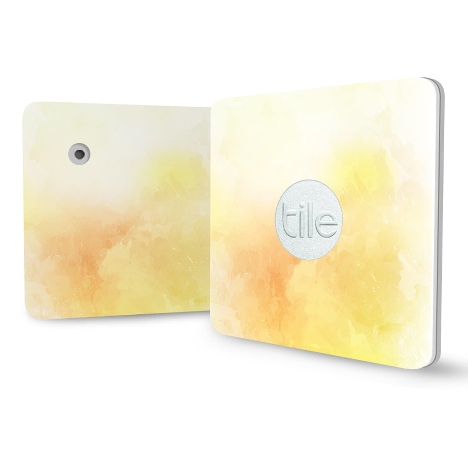 Cover for Tile Slim, Tile Slim Skin, Tile Slim Bluetooth Tracker Sticker, Tile Tracker Accessories, Non-Stick Residue Design (4pack) Yellow TileslimSkin1