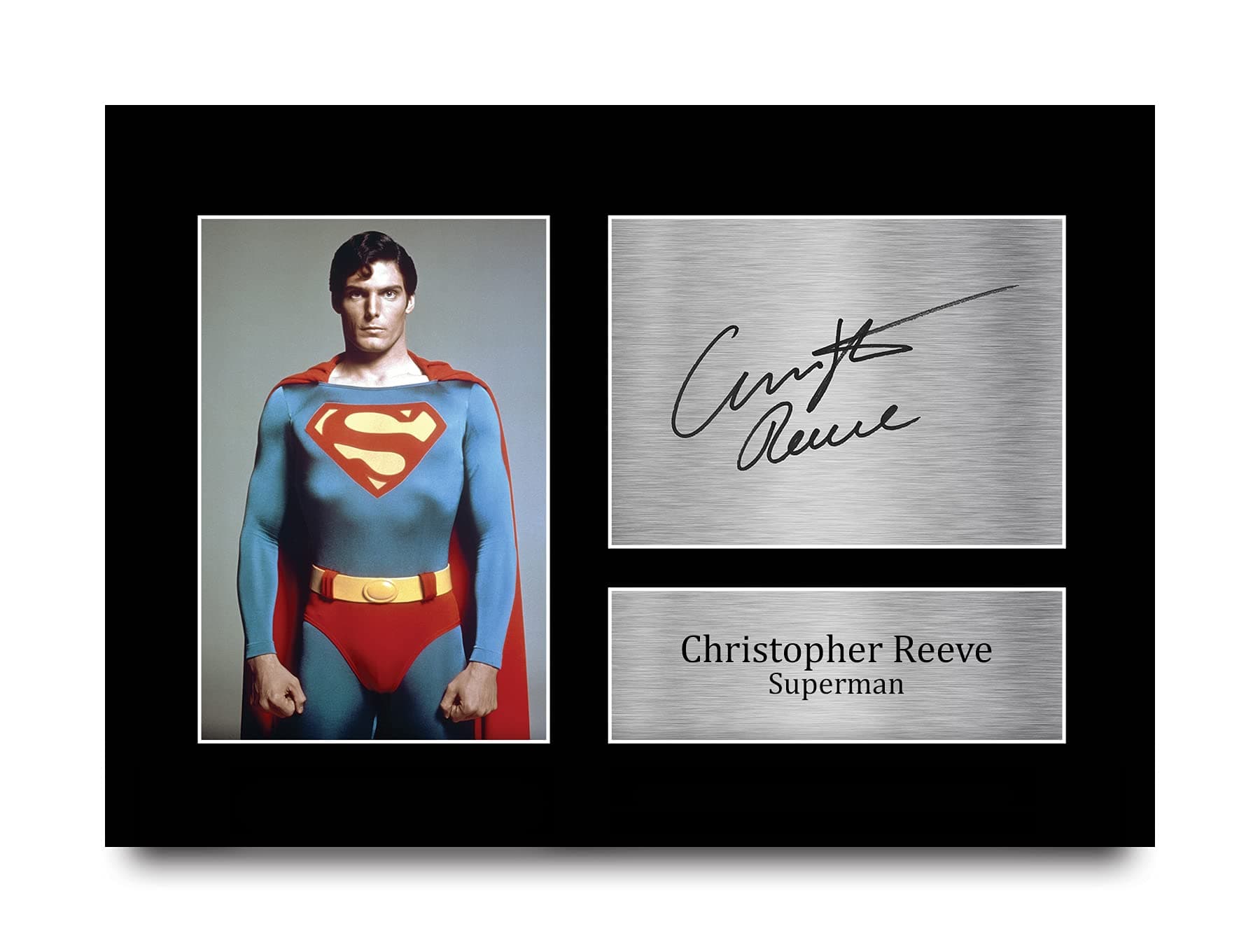 HWC Trading Christopher Reeve Gift Signed A4 Printed Autograph Superman Gifts Print Photo Picture Display
